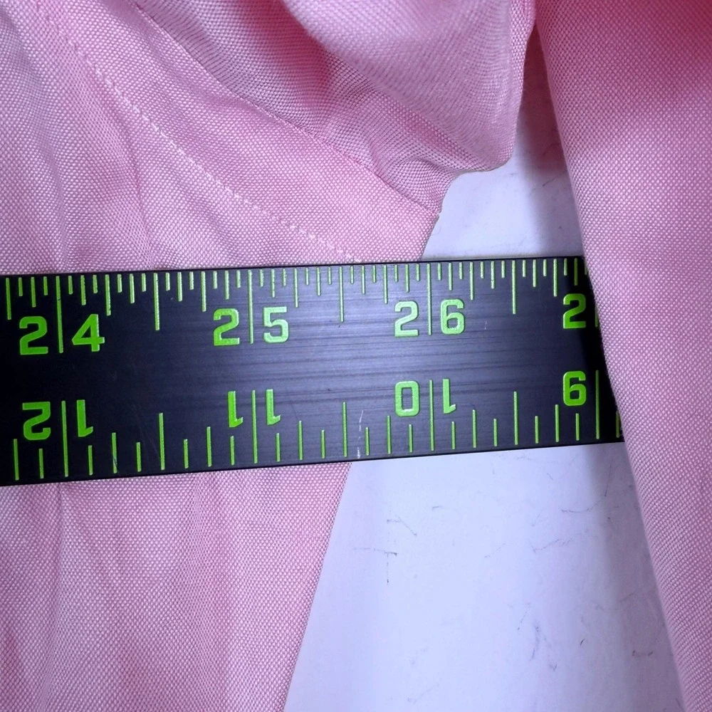 Polo Ralph Lauren Button Down Shirt Mens 16.5 Large Pink Classic Fit Oxford Pony